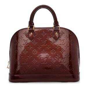 Louis Vuitton Vernis Alma Pm Rouge #257537L12B